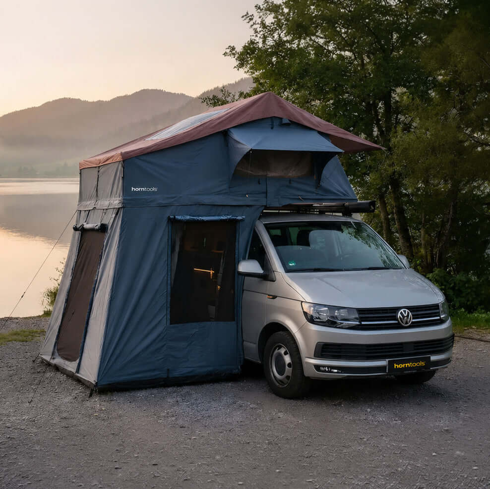 Roof tent Elements Gen II for 3 people - 165 cm - color Ocean
