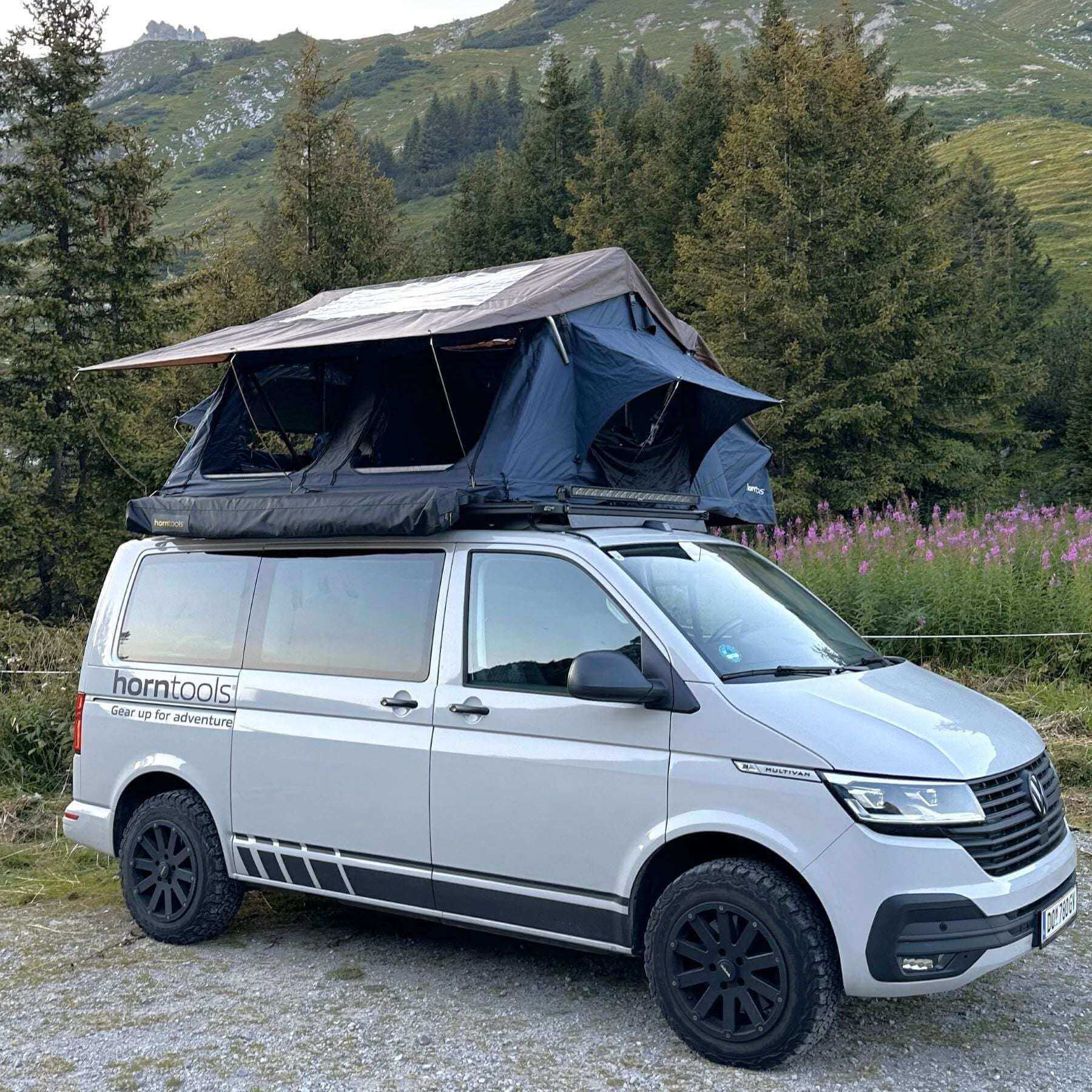 Roof tent Elements Gen II for 4 people - 220 cm - color Ocean