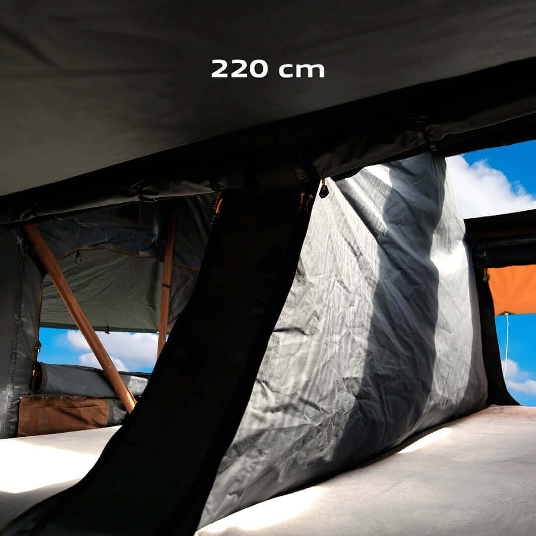 Roof tent Elements Gen II for 4 people - 220 cm - color Ocean