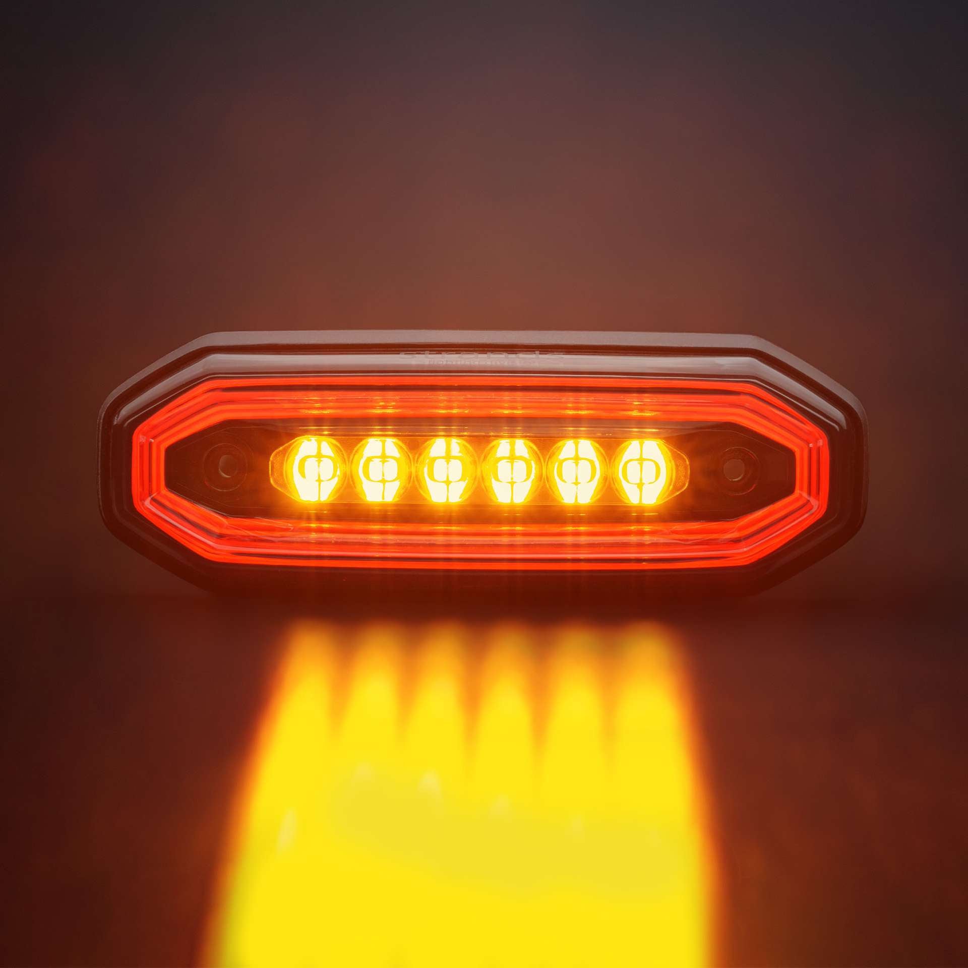 Strands FOR9T AURA DIRECTIONAL WARNING LIGHT 6 LED Red/Amber