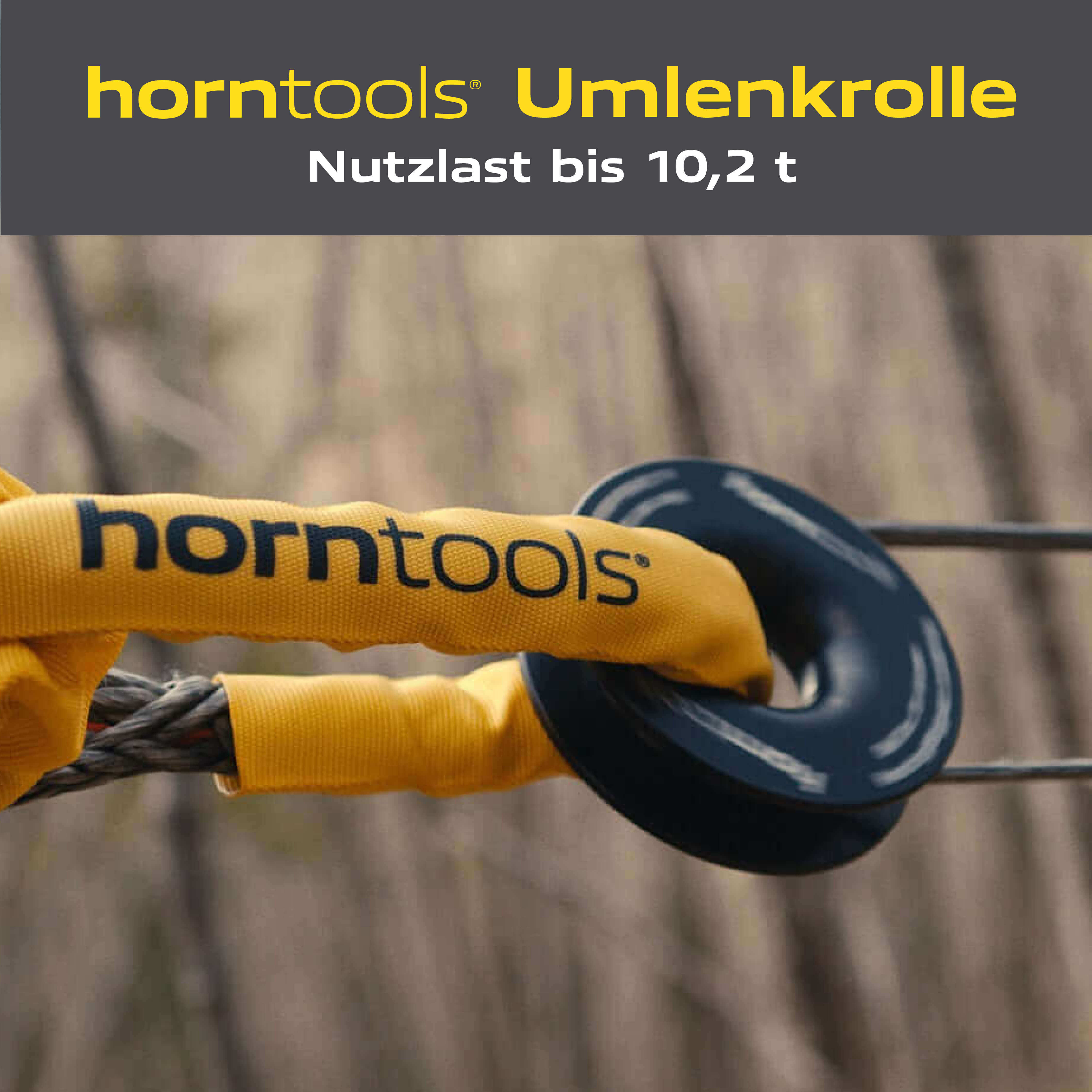 Umlenkrolle / Winch Ring 10.000 kg