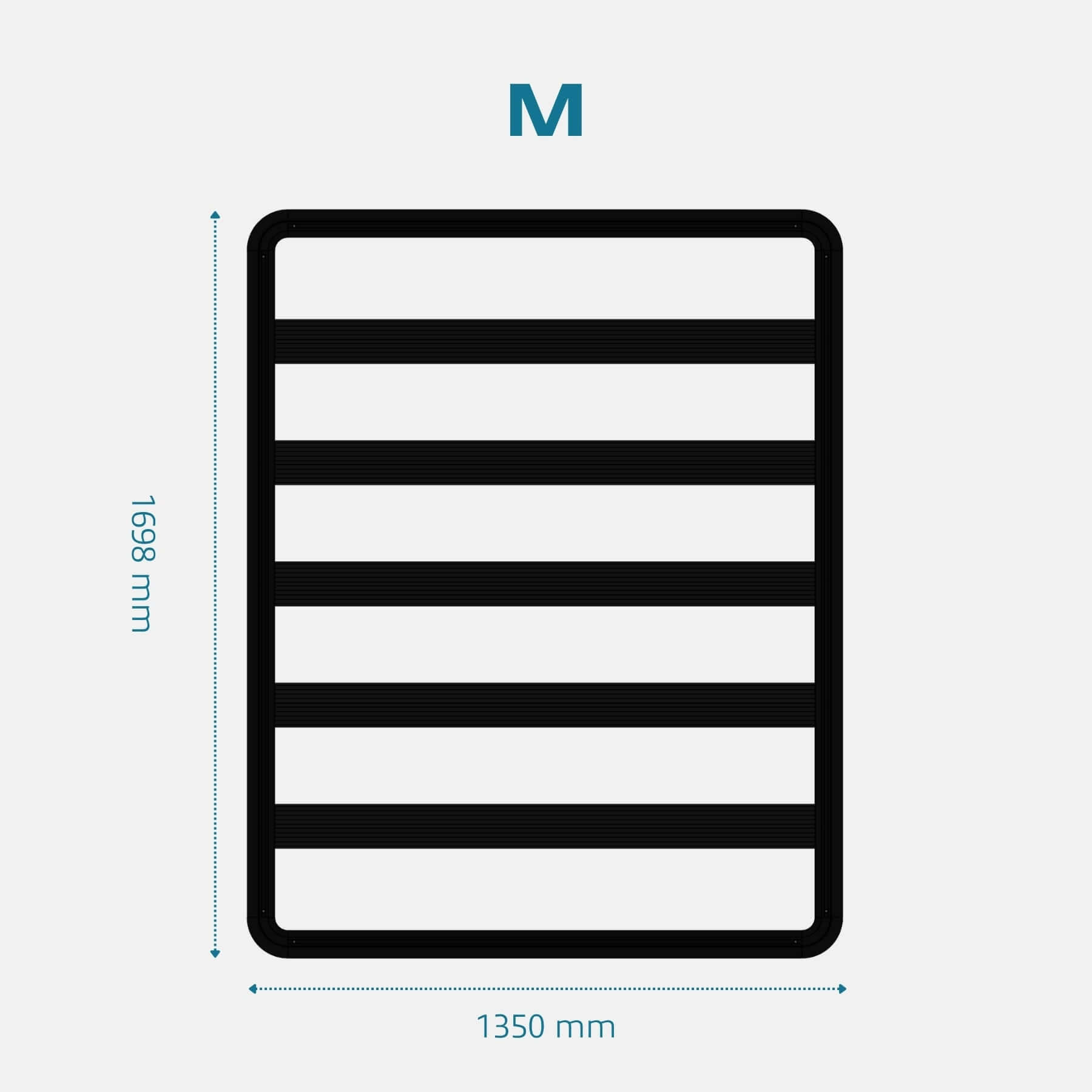 Dachträger Plattform ExRoof universal - vier Größen