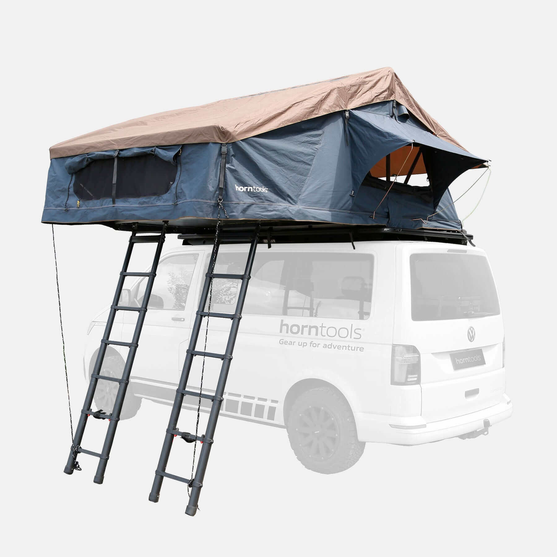Roof tent Elements Gen II for 4 people - 220 cm - Ocean color