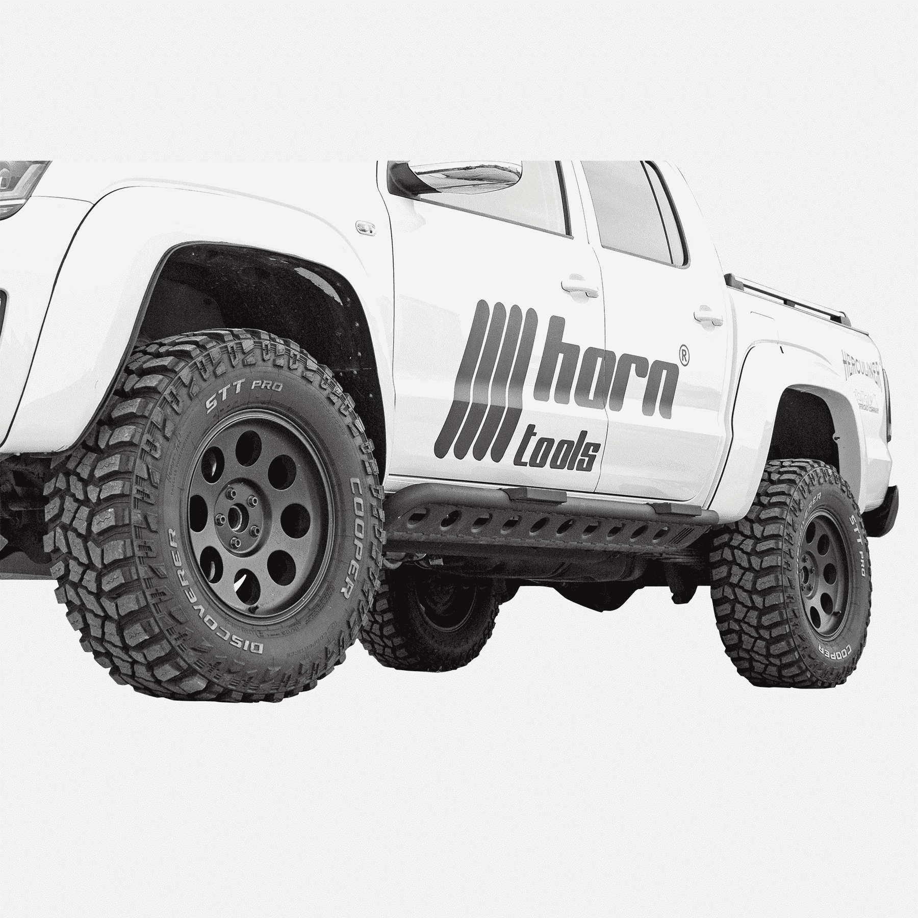 Rockslider LAPIS aluminum for Volkswagen® Amarok from 2010 to 2020