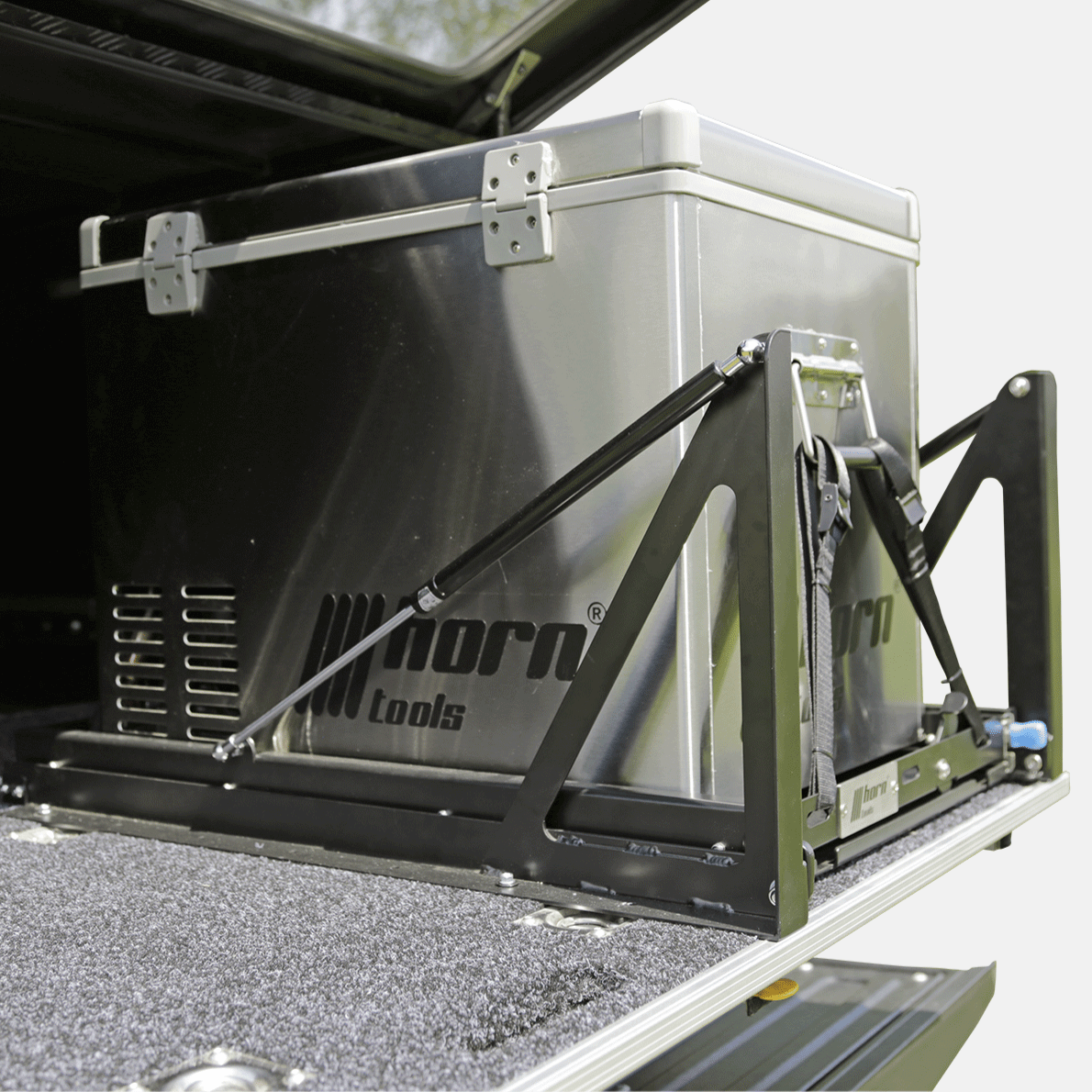 Cool box bed slide tiltable 796x574mm aluminum