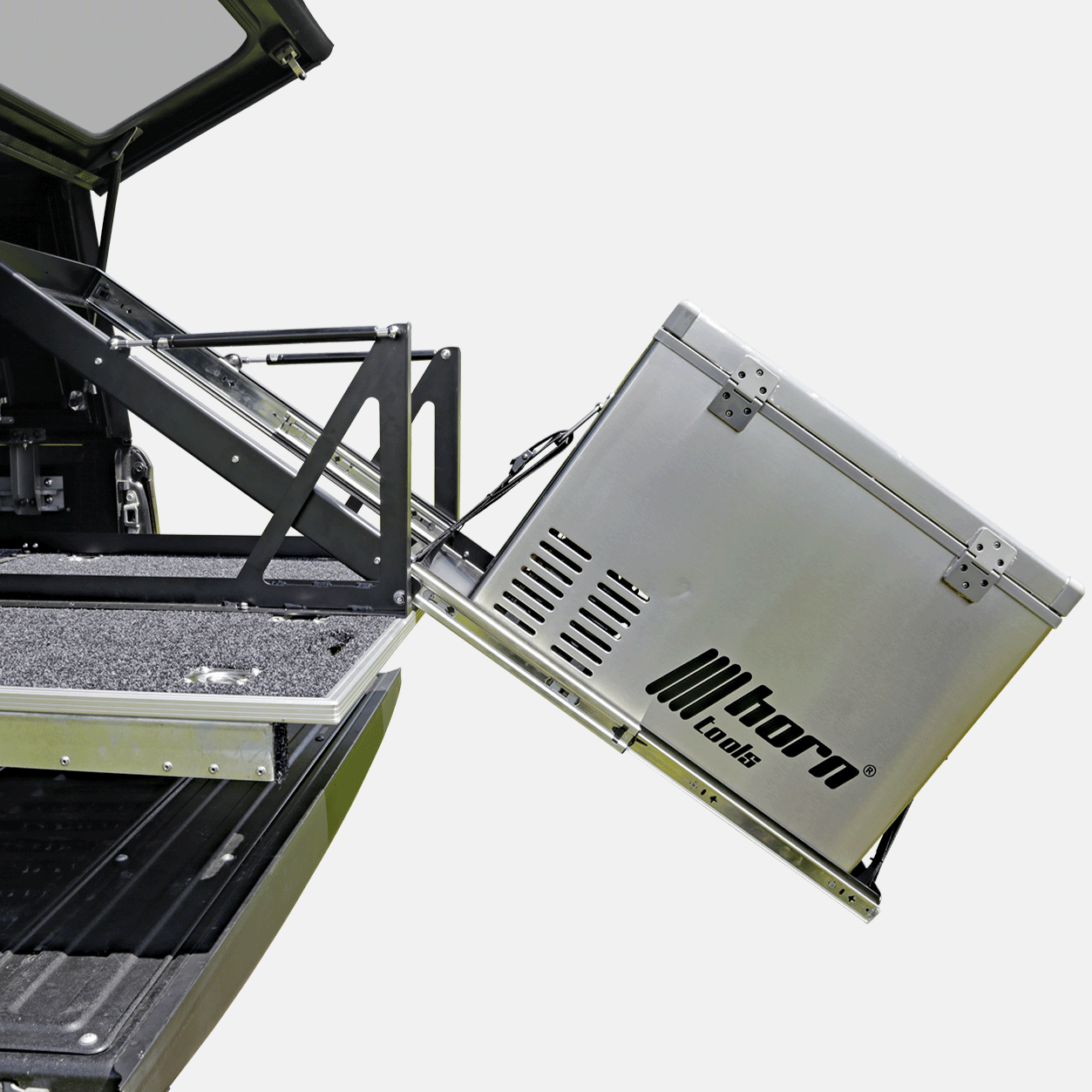 Cool box bed slide tiltable 796x574mm aluminum